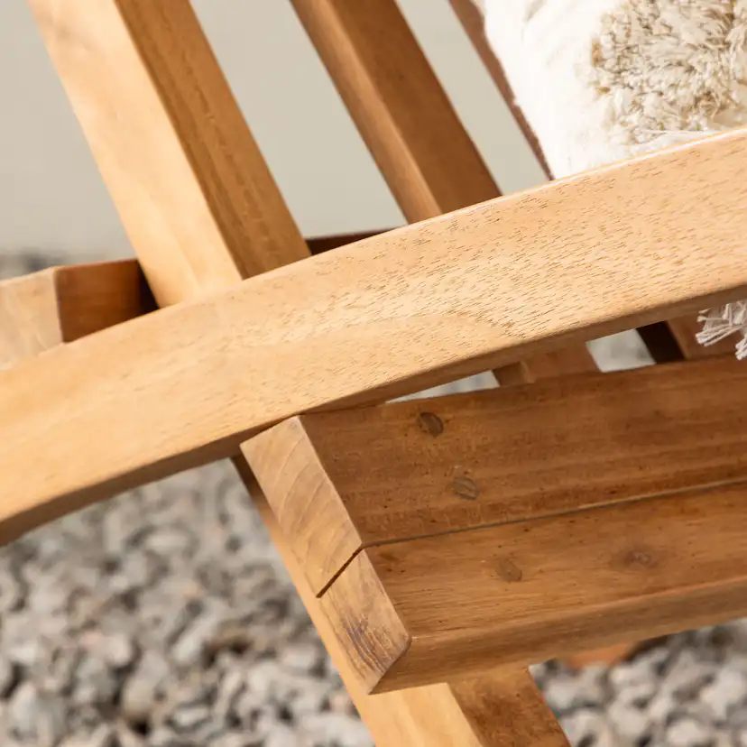 Fåtölj Venture Home Kenya Teak Fällbar