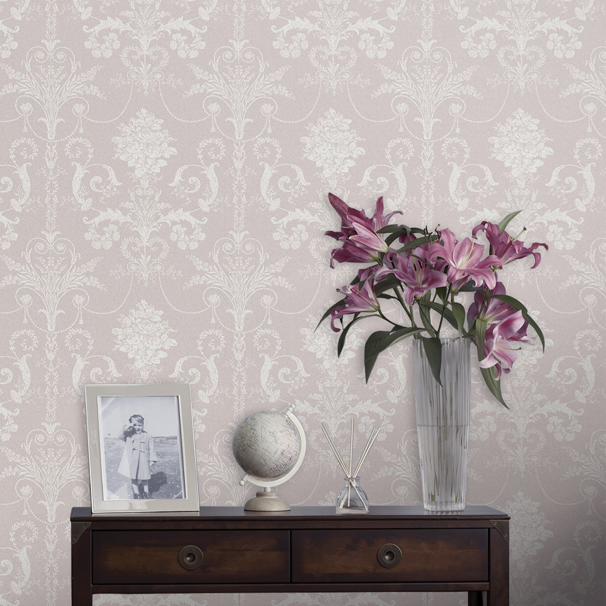 Tapet Laura Ashley Josette Amethyst