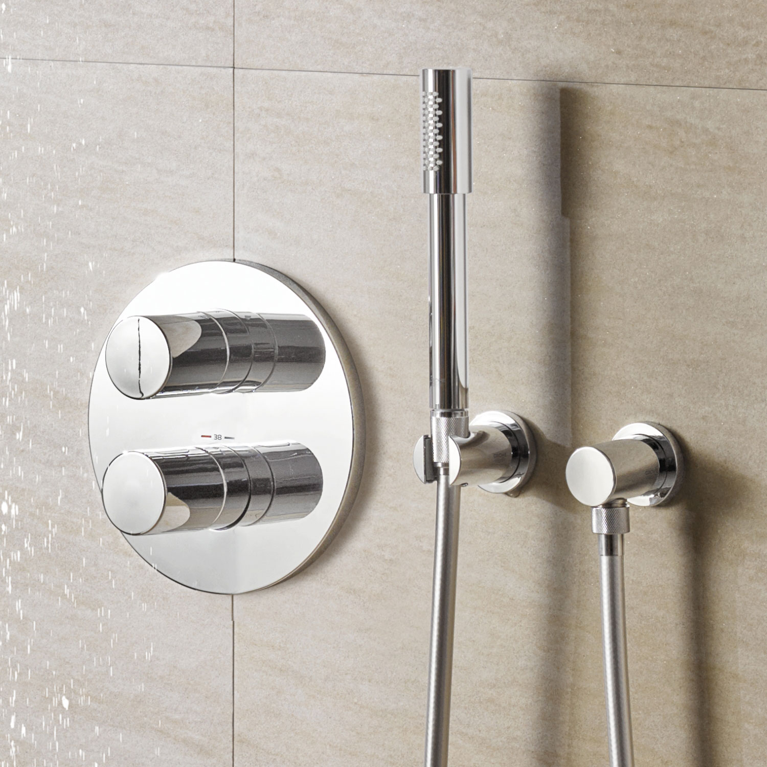 Takduschset Grohe Grohtherm 3000 Cosmopolitan 34630 för Inbyggnad