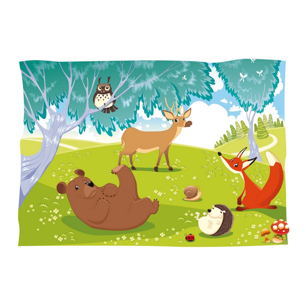Fototapet Arkiio Självhäftande Funny Animals