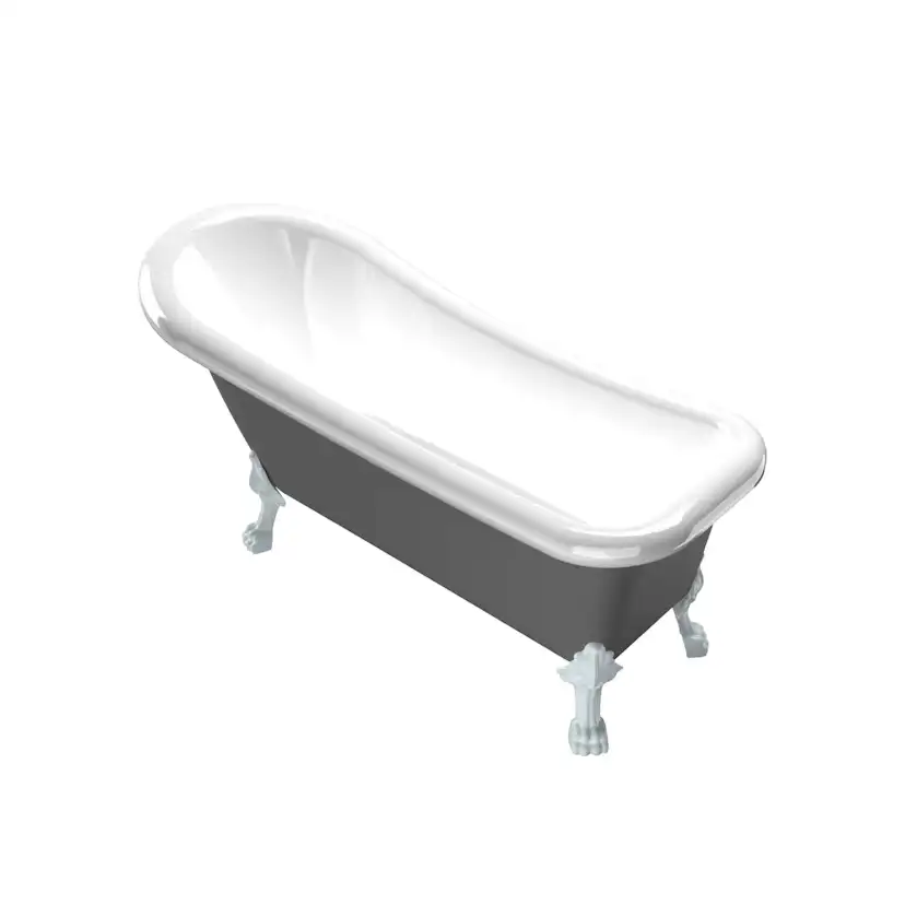 Tassbadkar Bathlife Ideal Grå