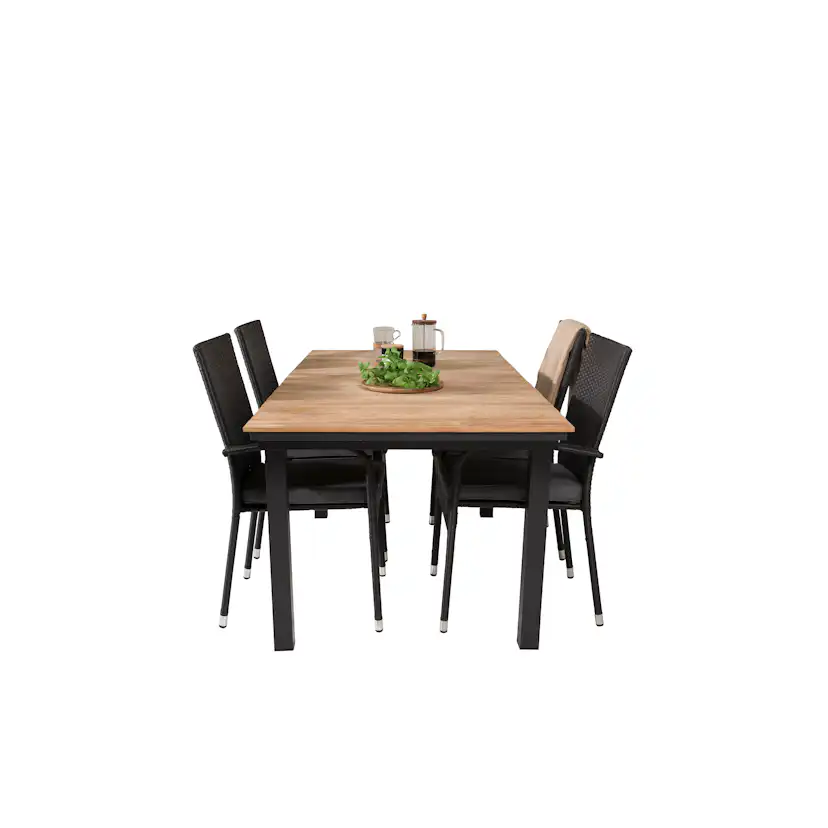 Matgrupp Venture Home Meya 160/240 med 4 Asta Stolar
