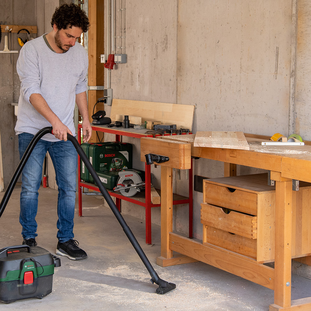 Grovdammsugare Bosch Power Tools AdvancedVac 18V-8 Våt-/Torrsugare 8L med Blåsfunktion