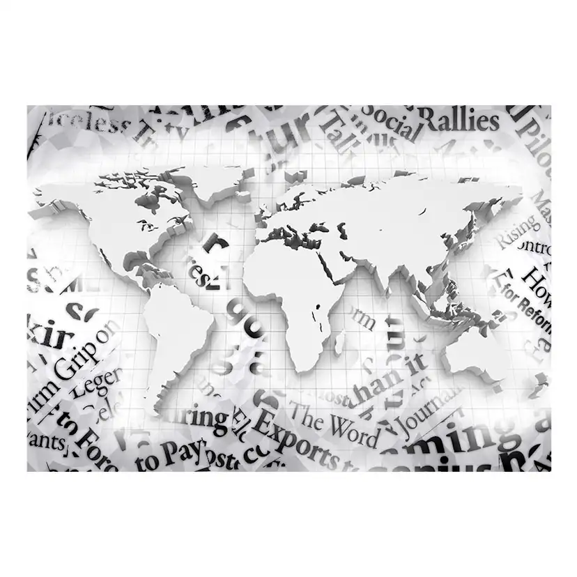 Fototapet Arkiio The World Of Newspapers