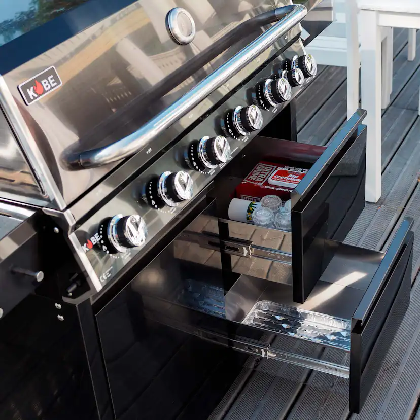 Gasolgrill Kobe Premium 6+1 PRE Svart