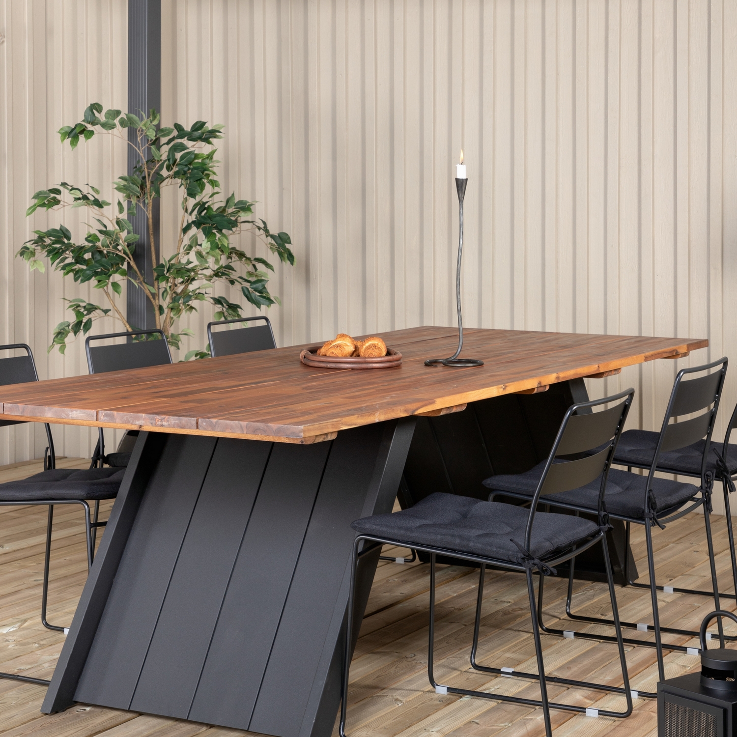 Matgrupp Venture Home Doni med 6 Legi Matstolar