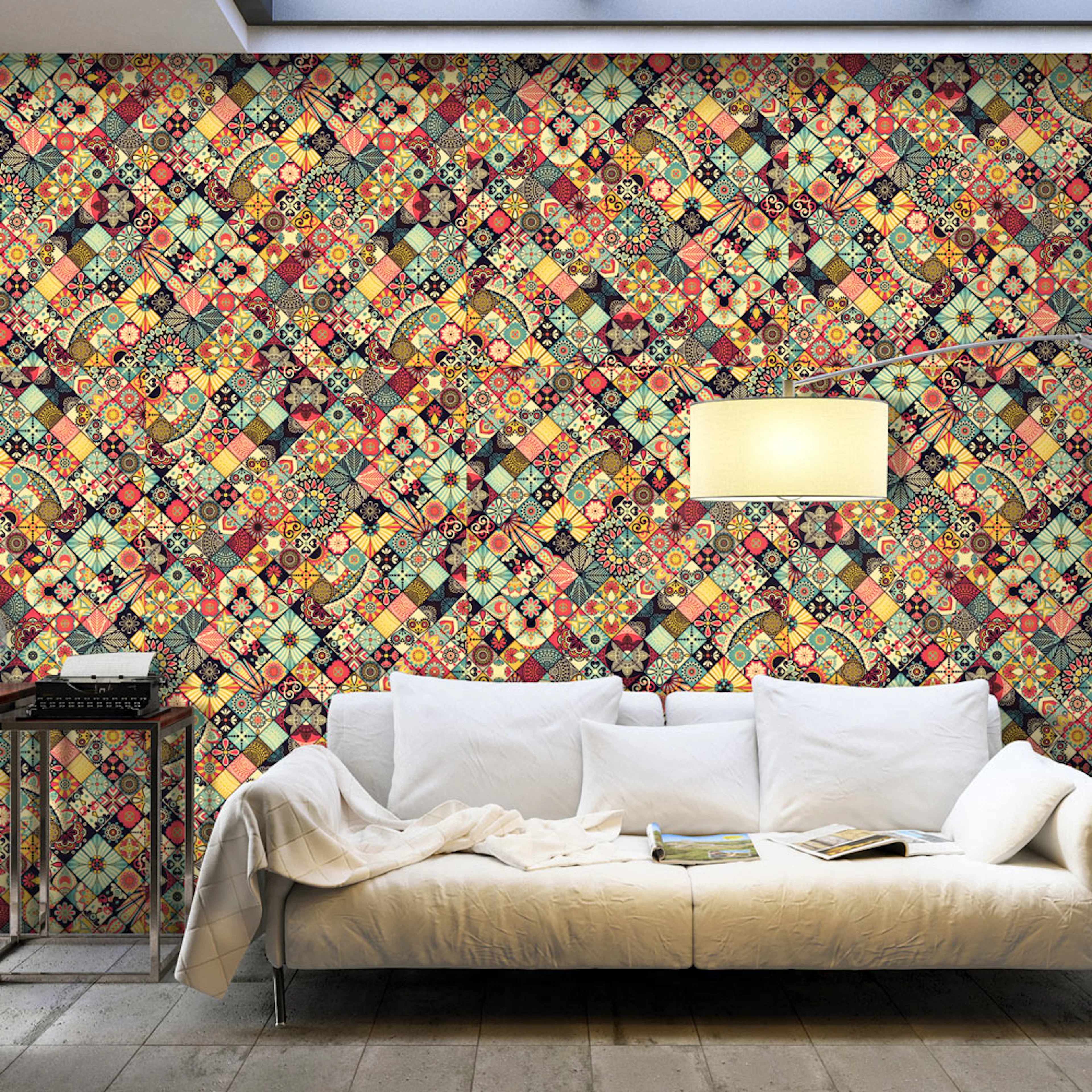 Fototapet XXL Arkiio Rainbow Mosaic 500x280 cm