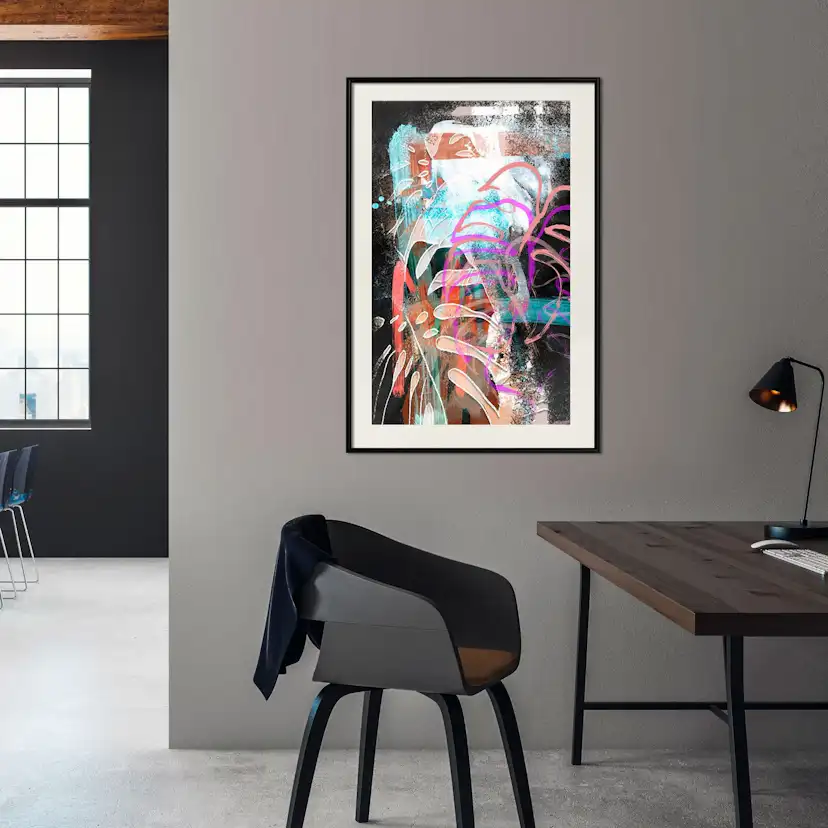 Poster Artgeist Affisch Colourful Expression