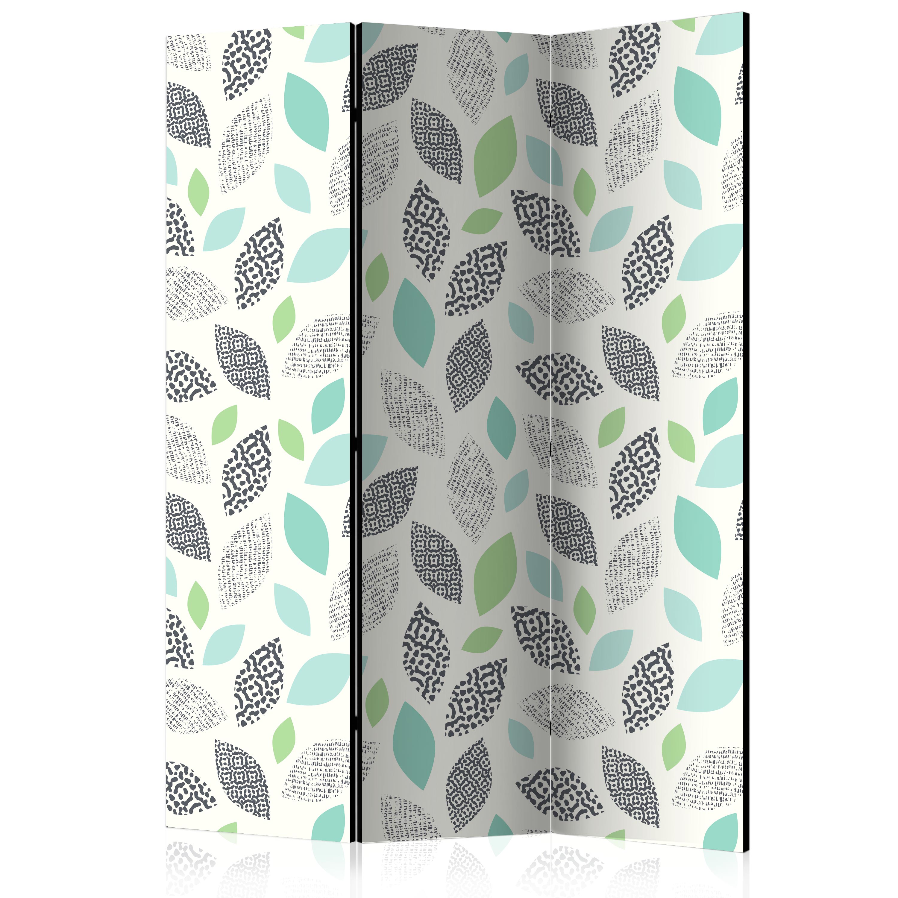 Rumsavdelare Skärmvägg Arkiio Patterned Leaves 135x172 cm