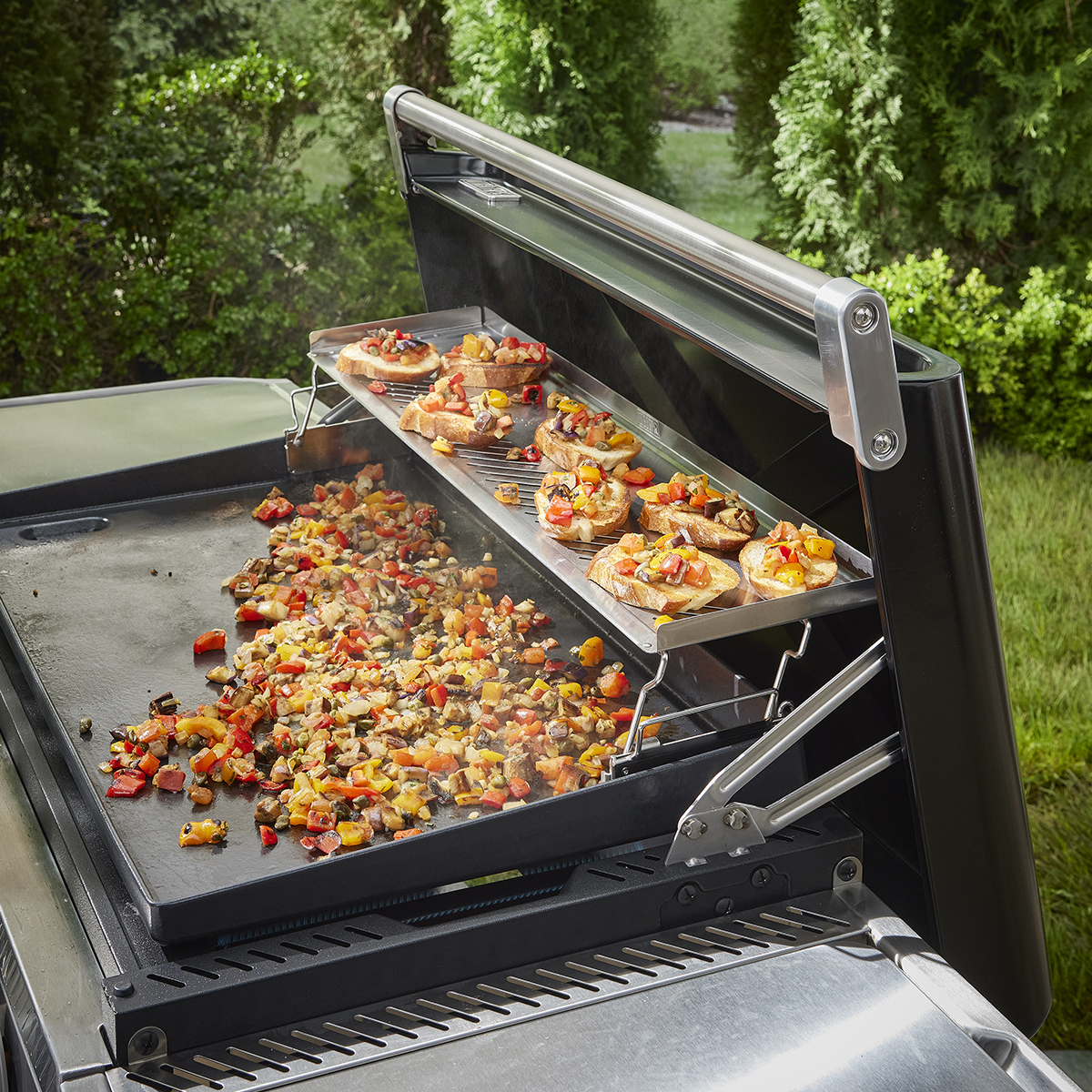 Värmehylla Weber Slate 76 cm för Grill & Stekbord