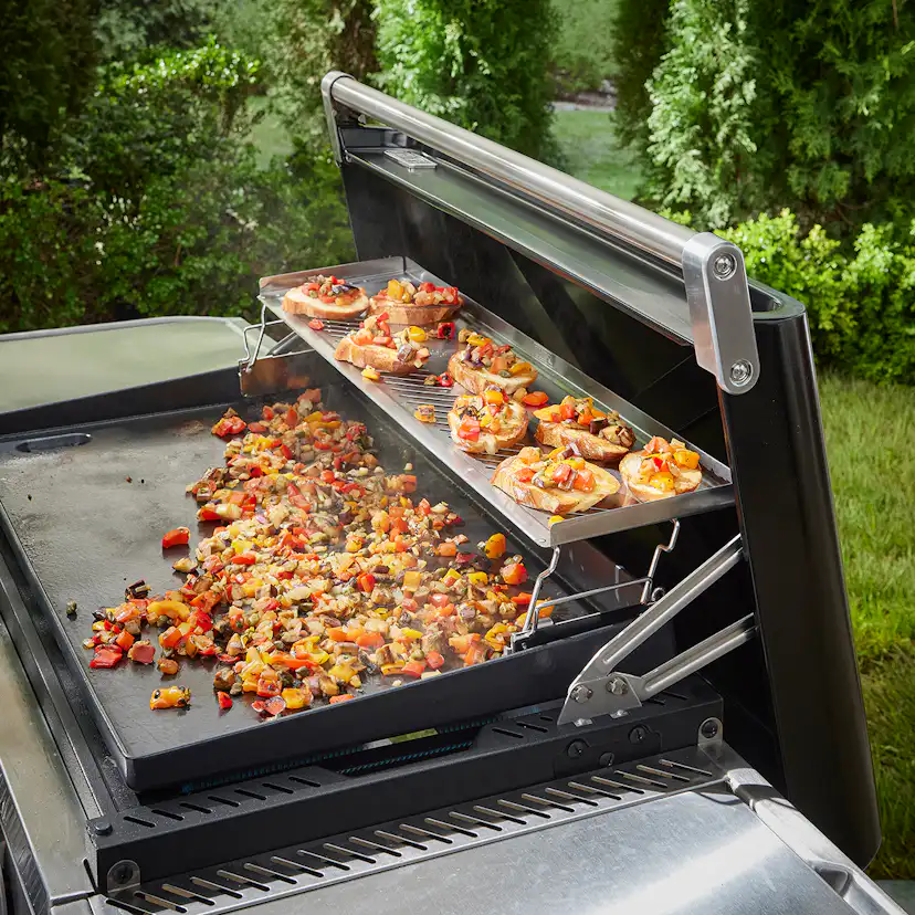 Värmehylla Weber Slate 76 cm för Grill & Stekbord