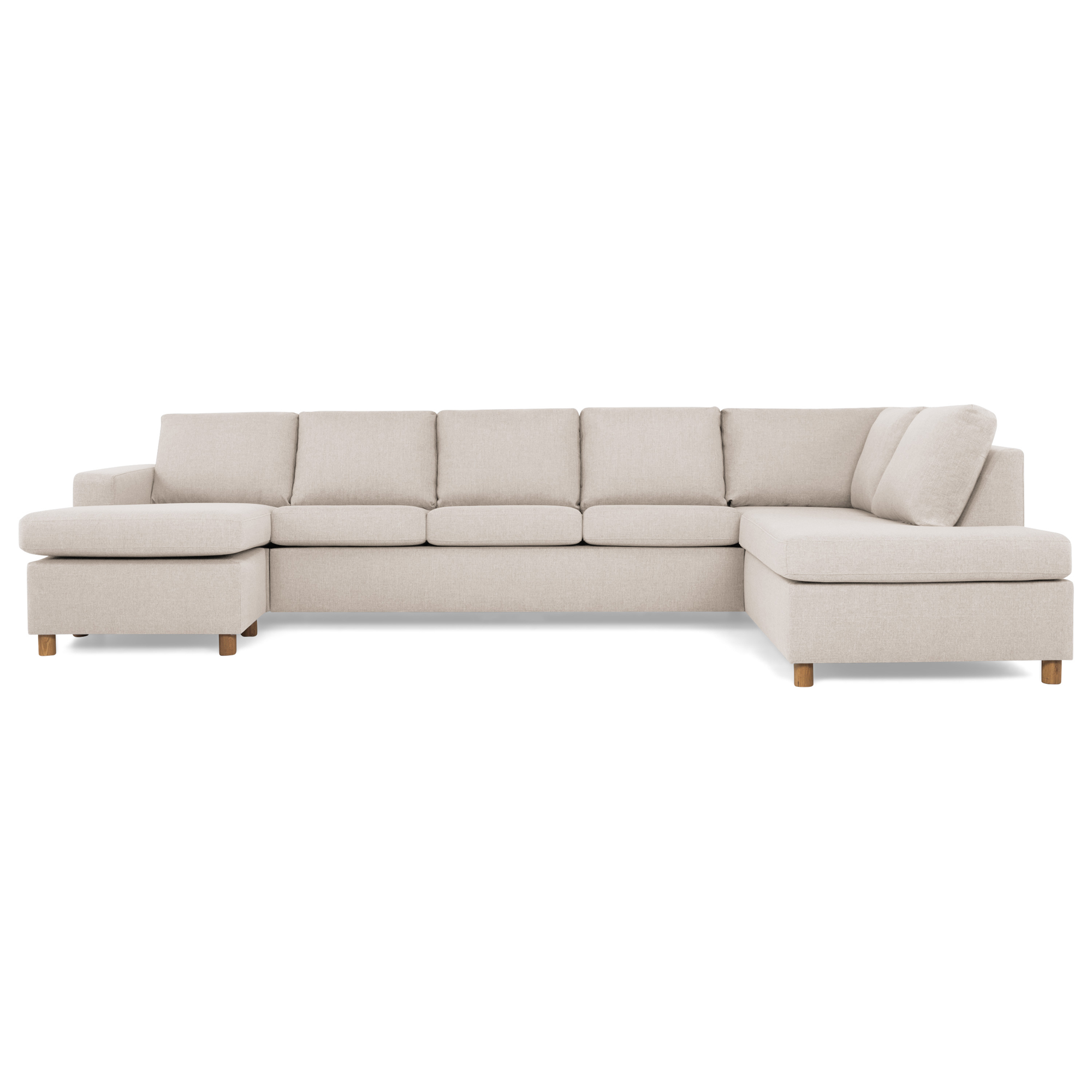 5-sitssoffa Basic Home Crazy U-formad med Divan och Schäslong XL 345 cm