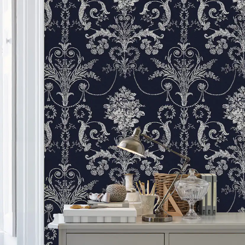 Tapet Laura Ashley Josette MidNacht