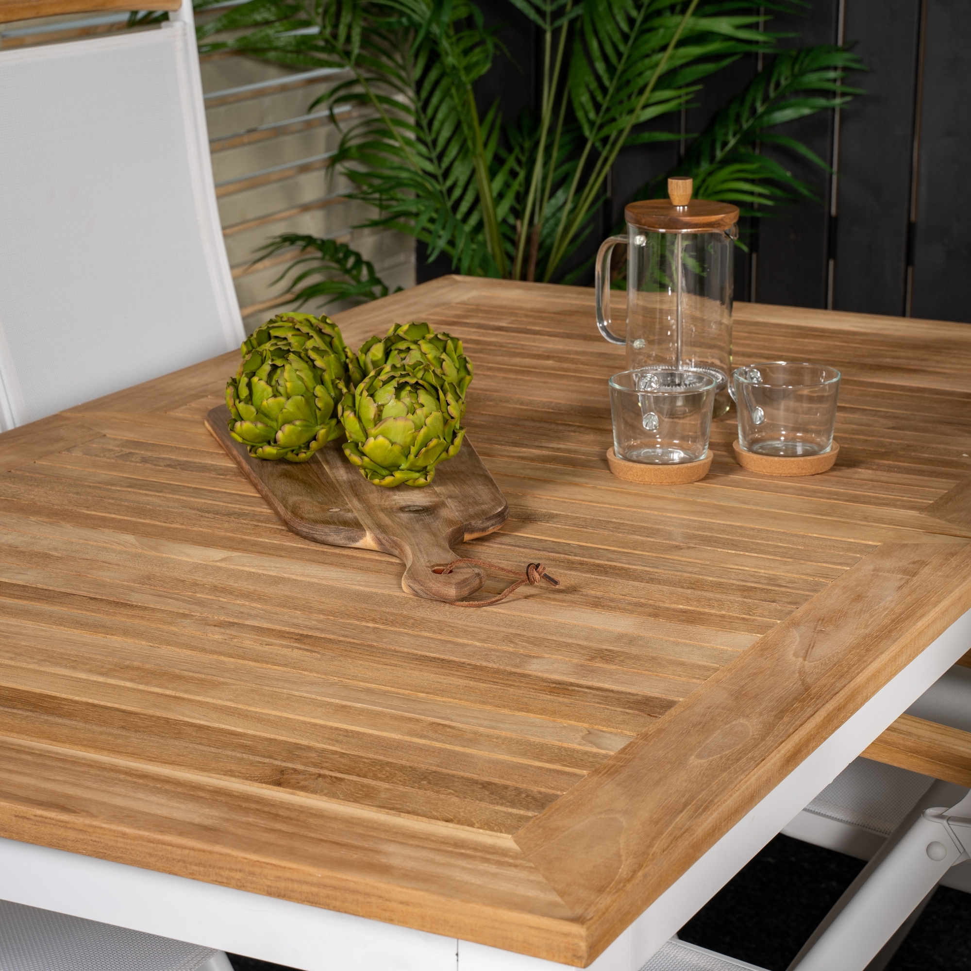 Matgrupp Venture Home Perla 152/210 med 4 Stolar