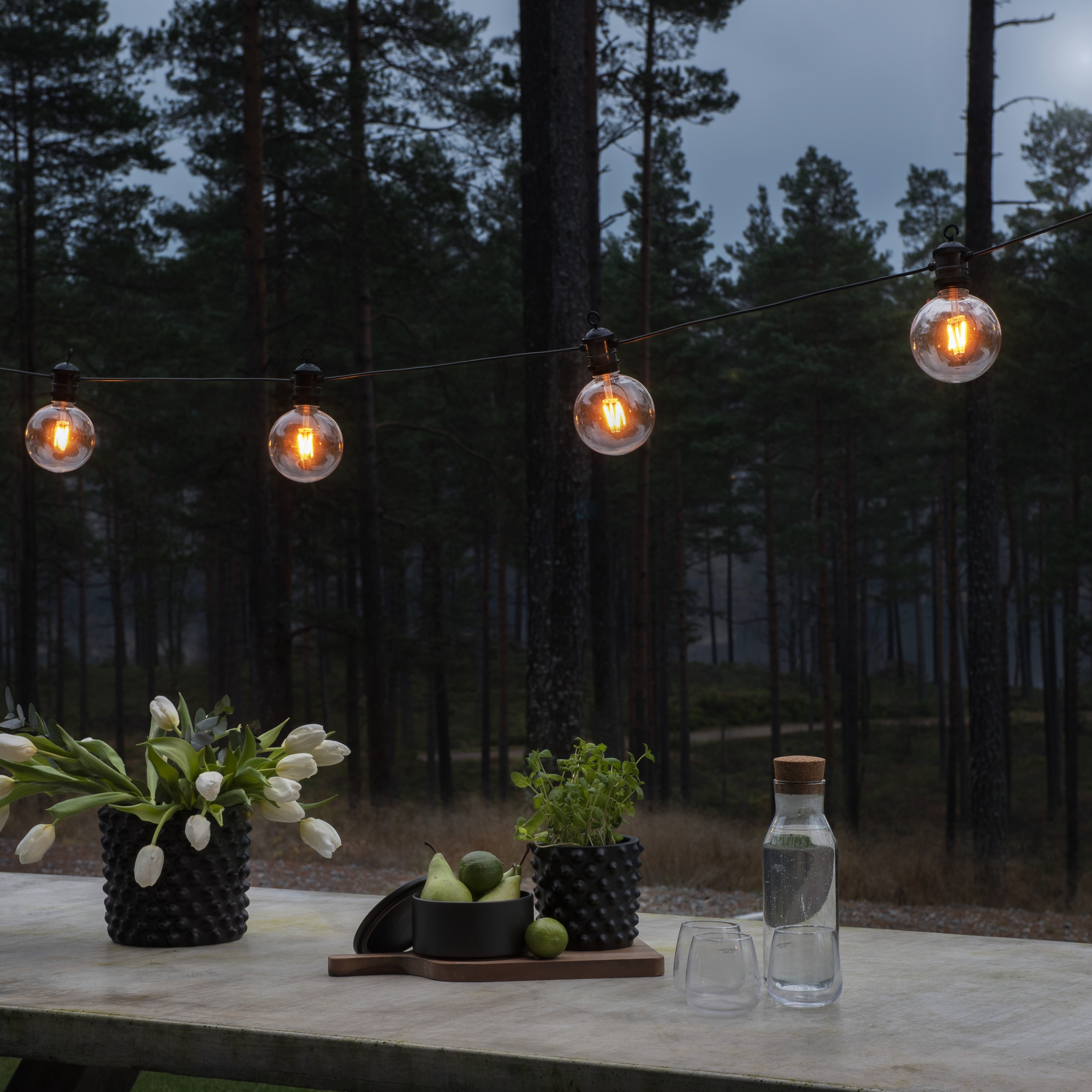 Tilläggsslinga Gnosjö Konstsmide E27 10 Amber LED Till 2394