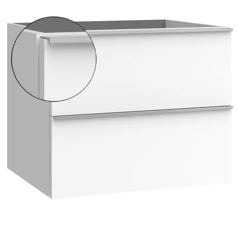 Kommod 120 cm Tenfors Harmoni Vit Matt 4 lådor Mattvit