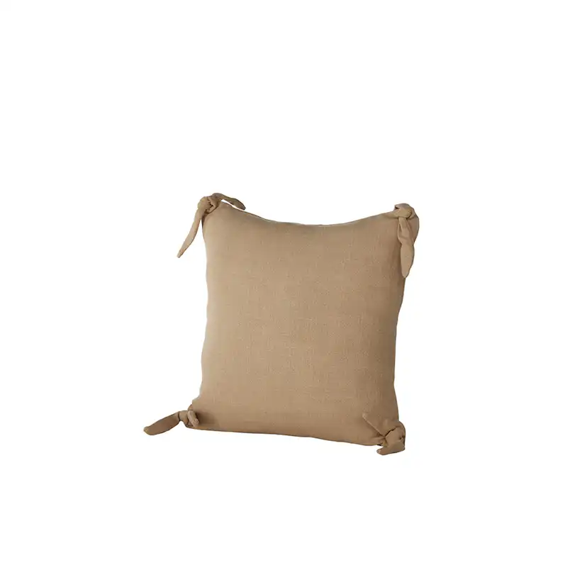 Nora Cushion Cover Linen Viscouse - Brown Brun