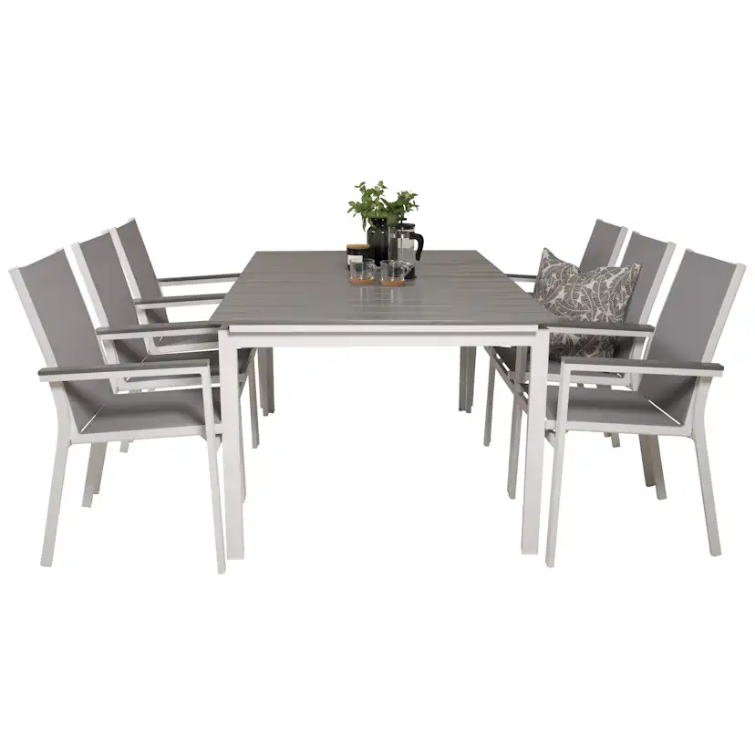 Matgrupp Venture Home Lova 160/240 med 6 Pincy Stolar