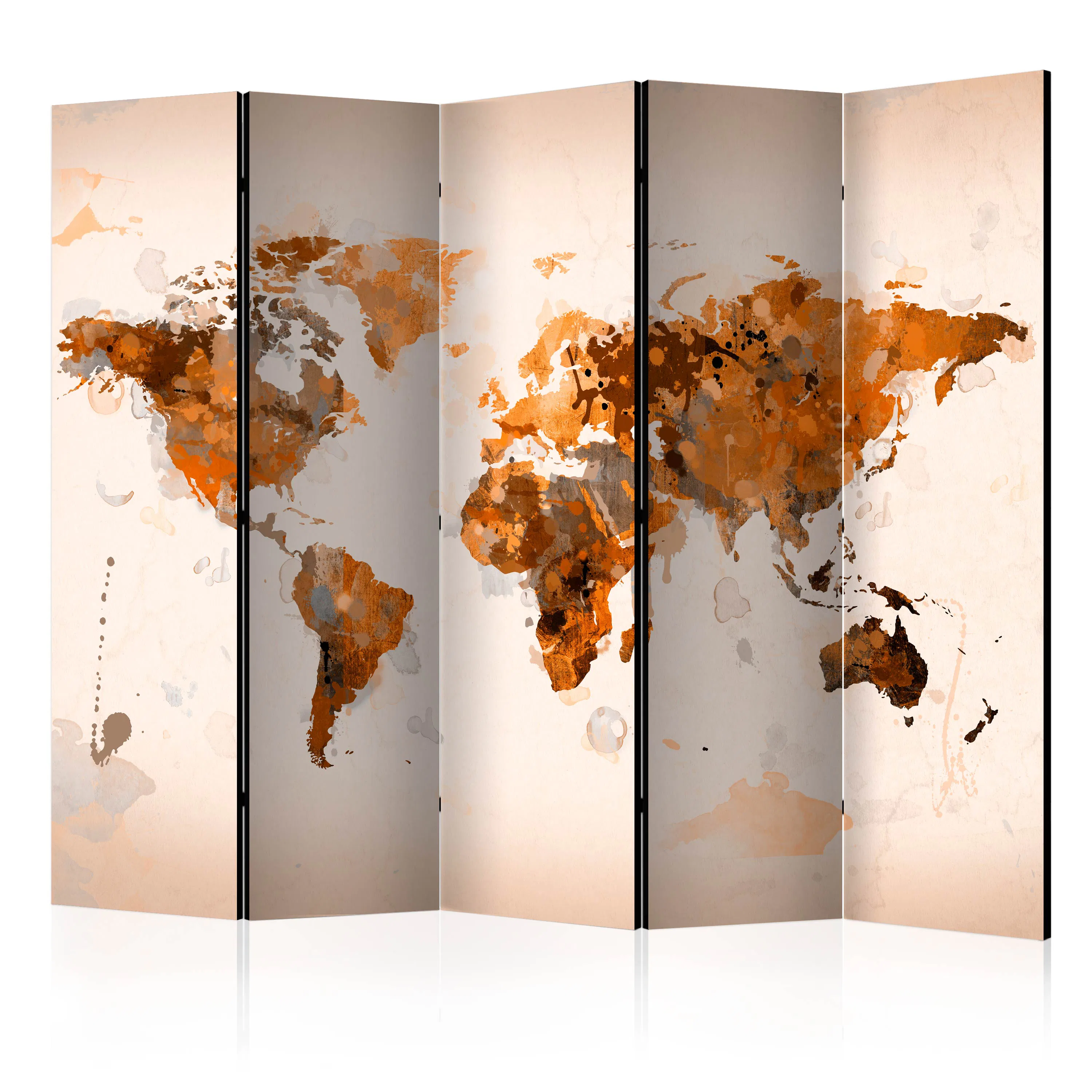 Rumsavdelare Skärmvägg Arkiio World in Brown Shades II 225x172 cm