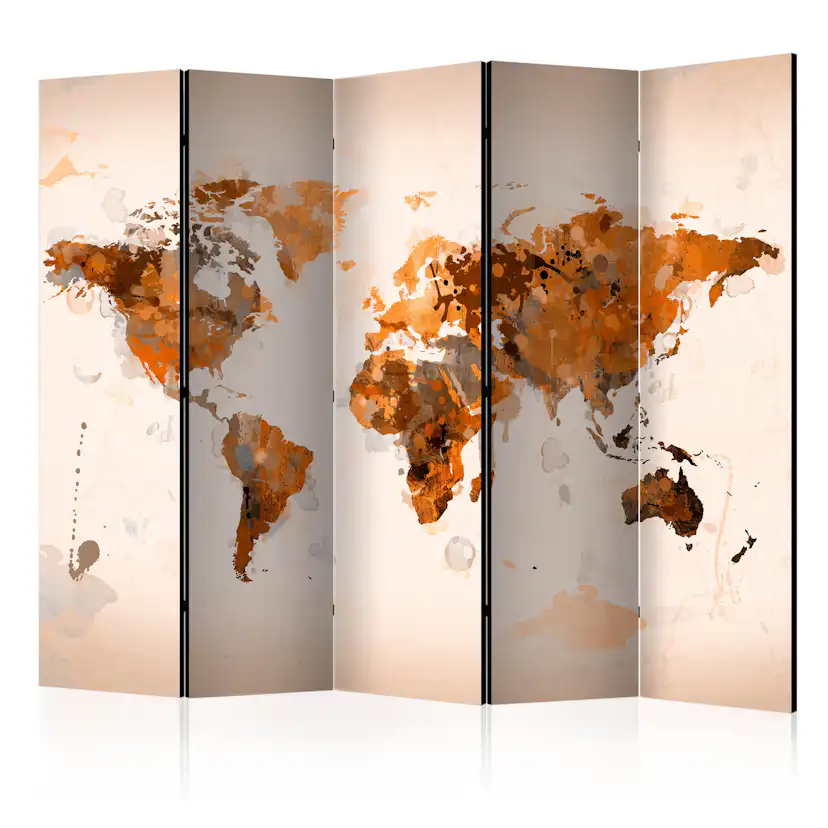Rumsavdelare Skärmvägg Arkiio World in Brown Shades II 225x172 cm