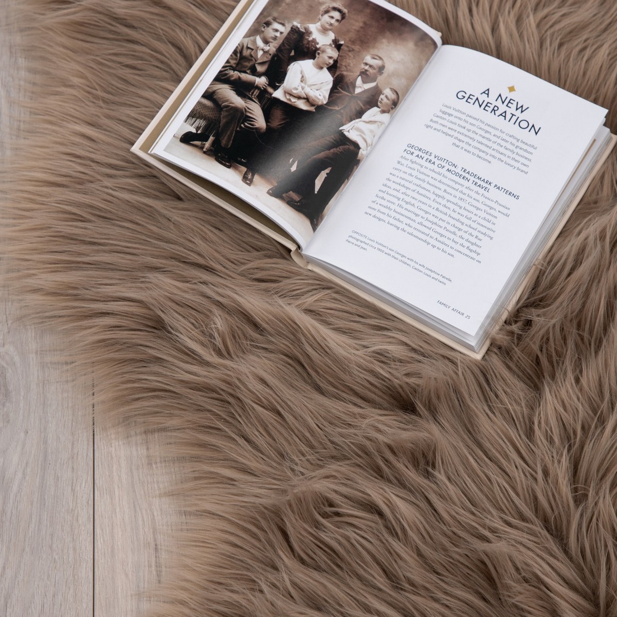 Katy Sheepskin Polyester/fake suede/Acrylic - Brown / - 60*9 Brun