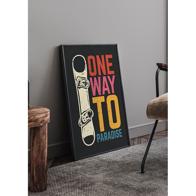 Poster Gallerix One Way To Paradise