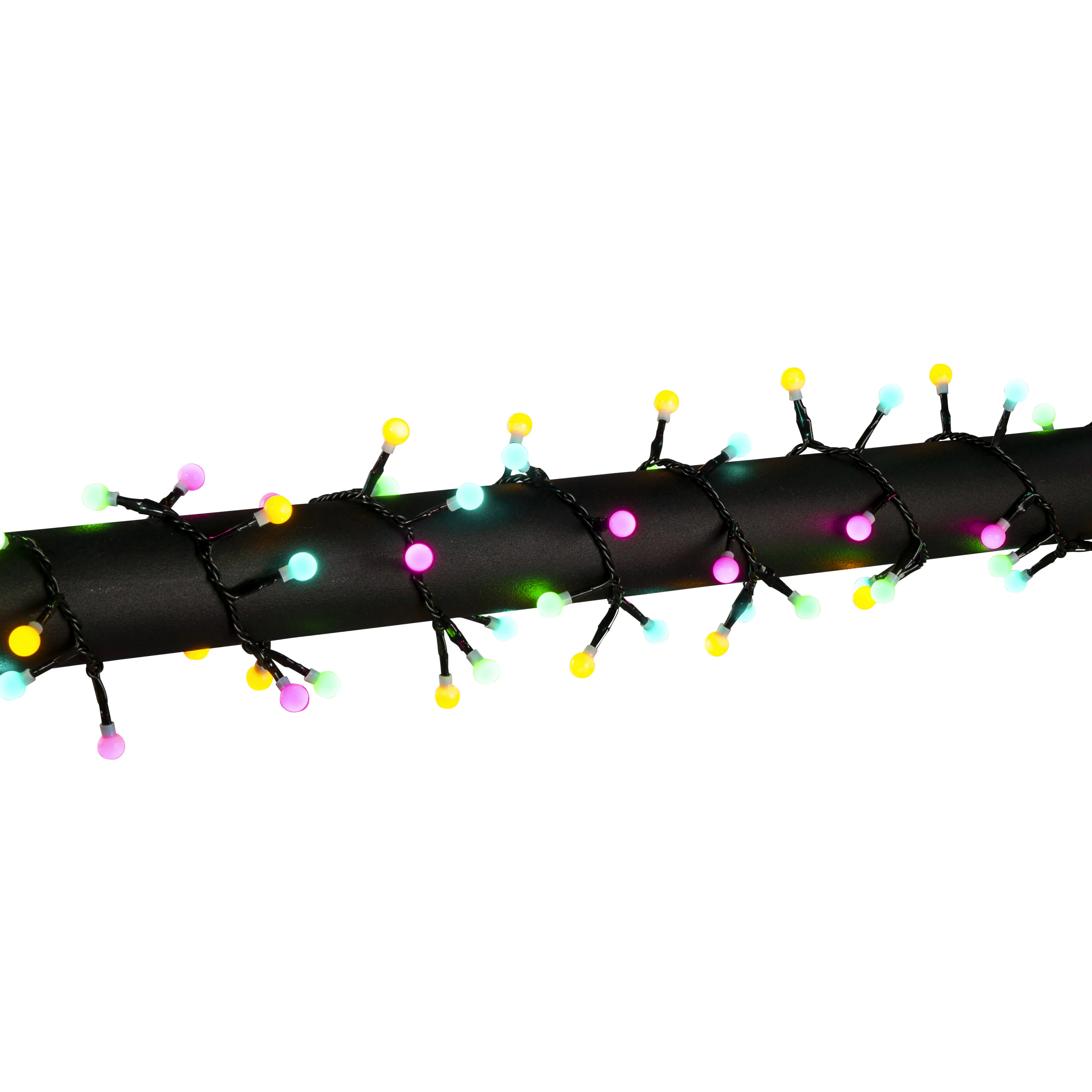 Ljusslinga Gnosjö Konstsmide Klusterslinga Cherry LED UtomhusxSvart