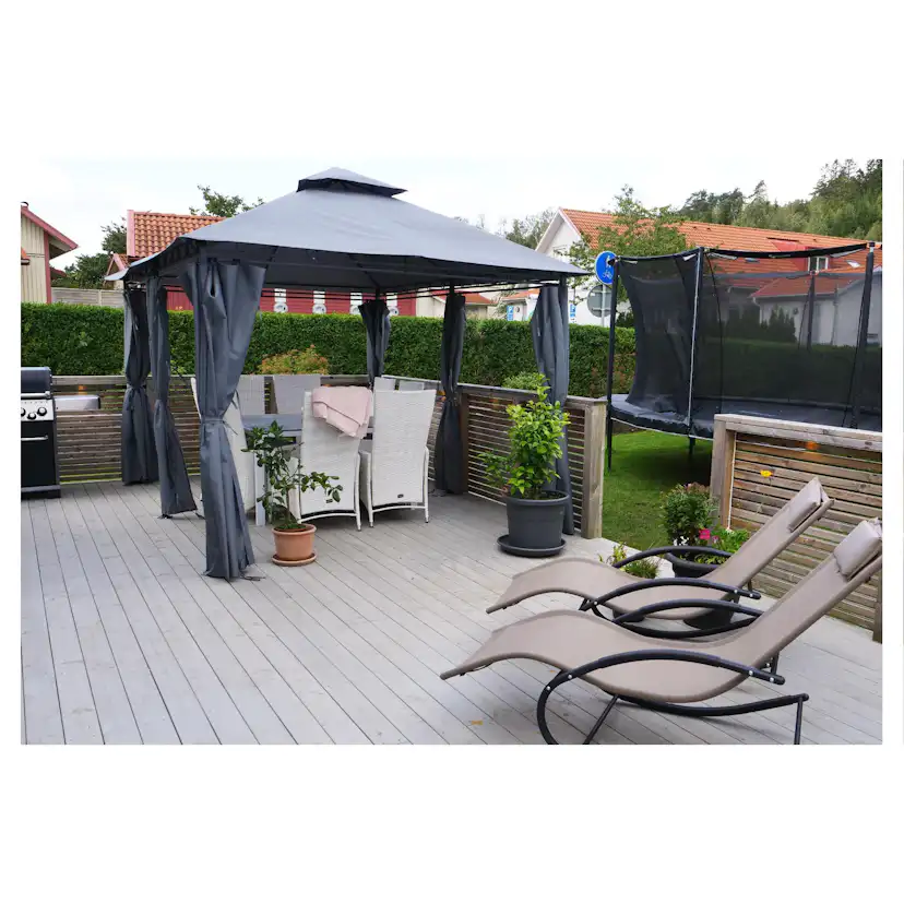 Paviljong Metalcraft med Paviljongväggar