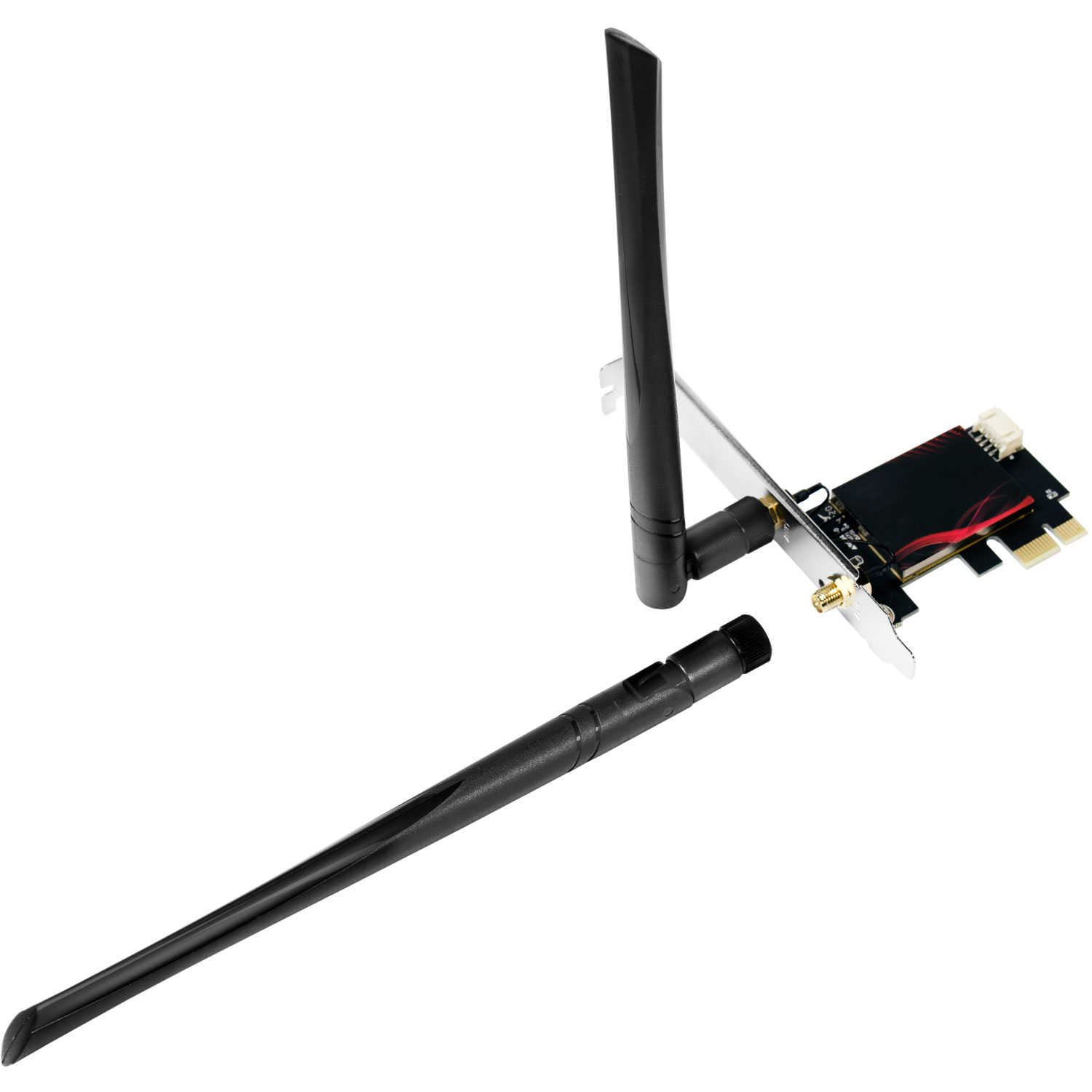 Trådlöst Nätverkskort LogiLink PCI Express Wi-Fi 6E AX5400 + BT 5.2 för Hemelektronik