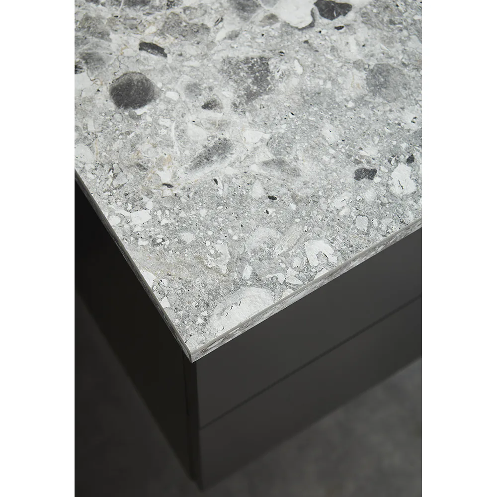 Grå terrazzo