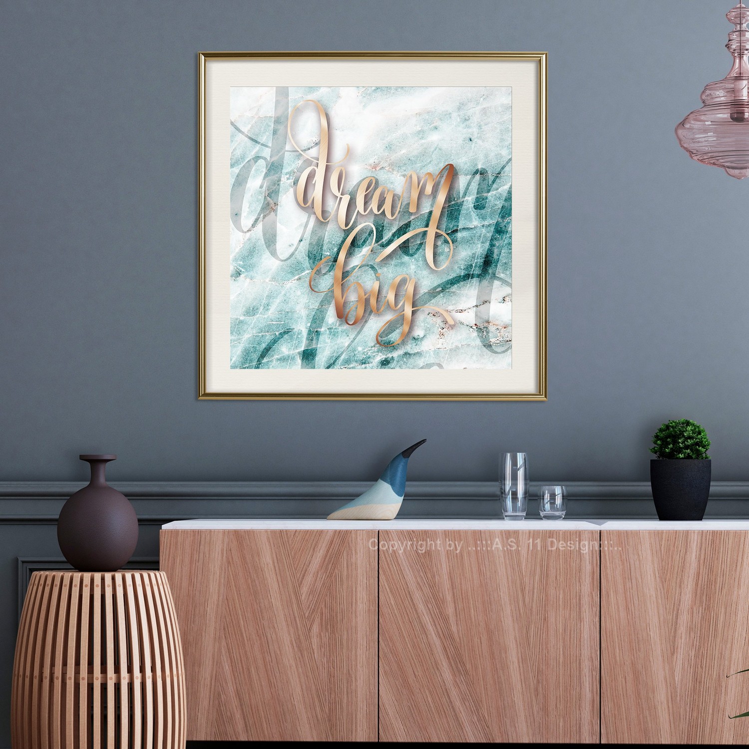 Poster Artgeist Affisch Dream Big