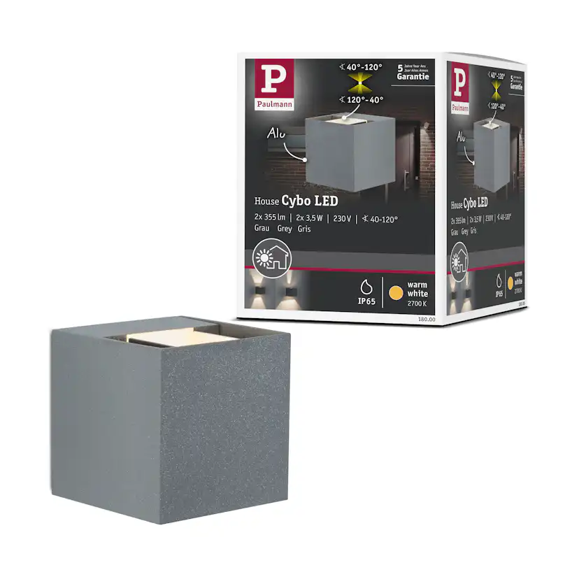 Fasadbelysning Paulmann Cybo LED IP65 230V