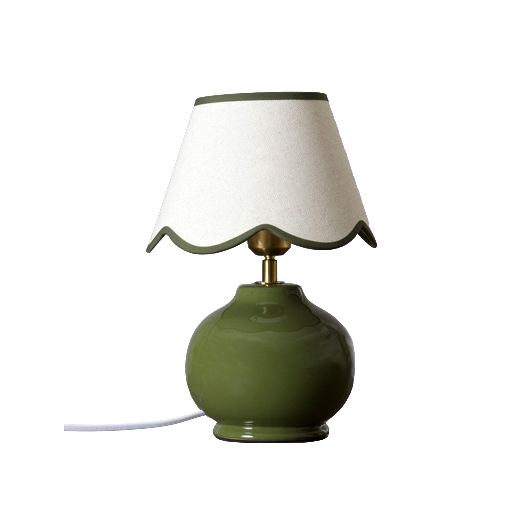 Nell bordslampa Grön