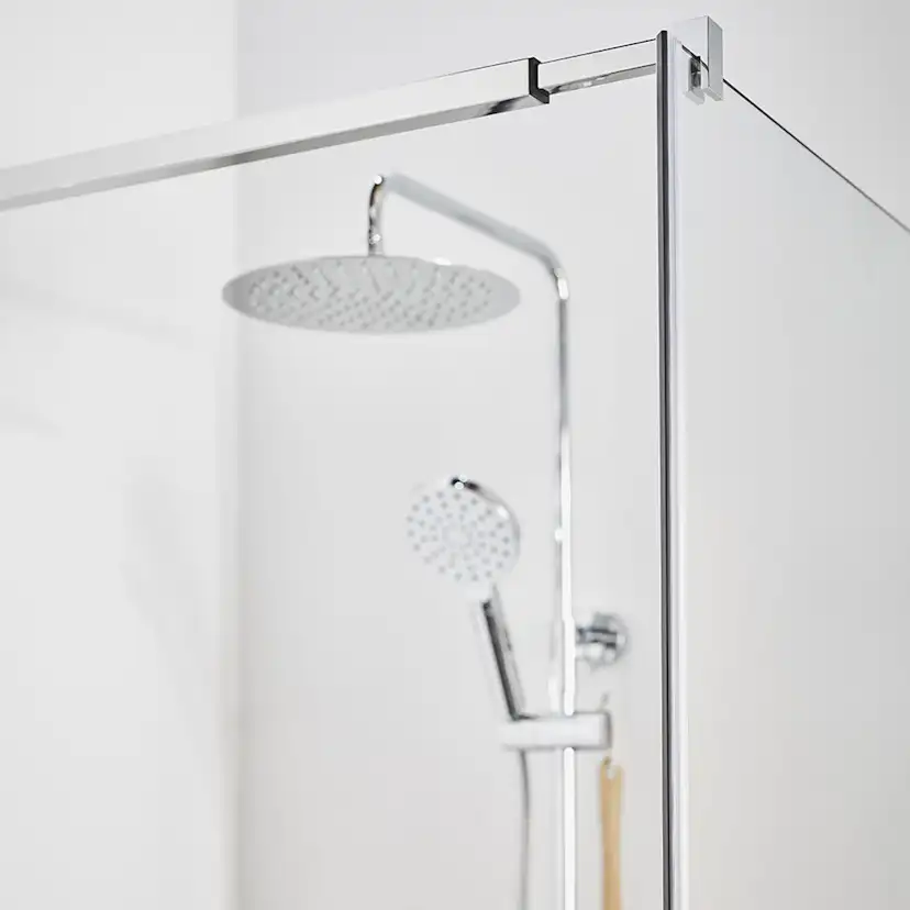 DUSCHHÖRN INFINITY COMBI DÖRR/VÄGG 100X90 KROM Krom, BxD: 1000 (Dörr) x 900 (Vägg) mm