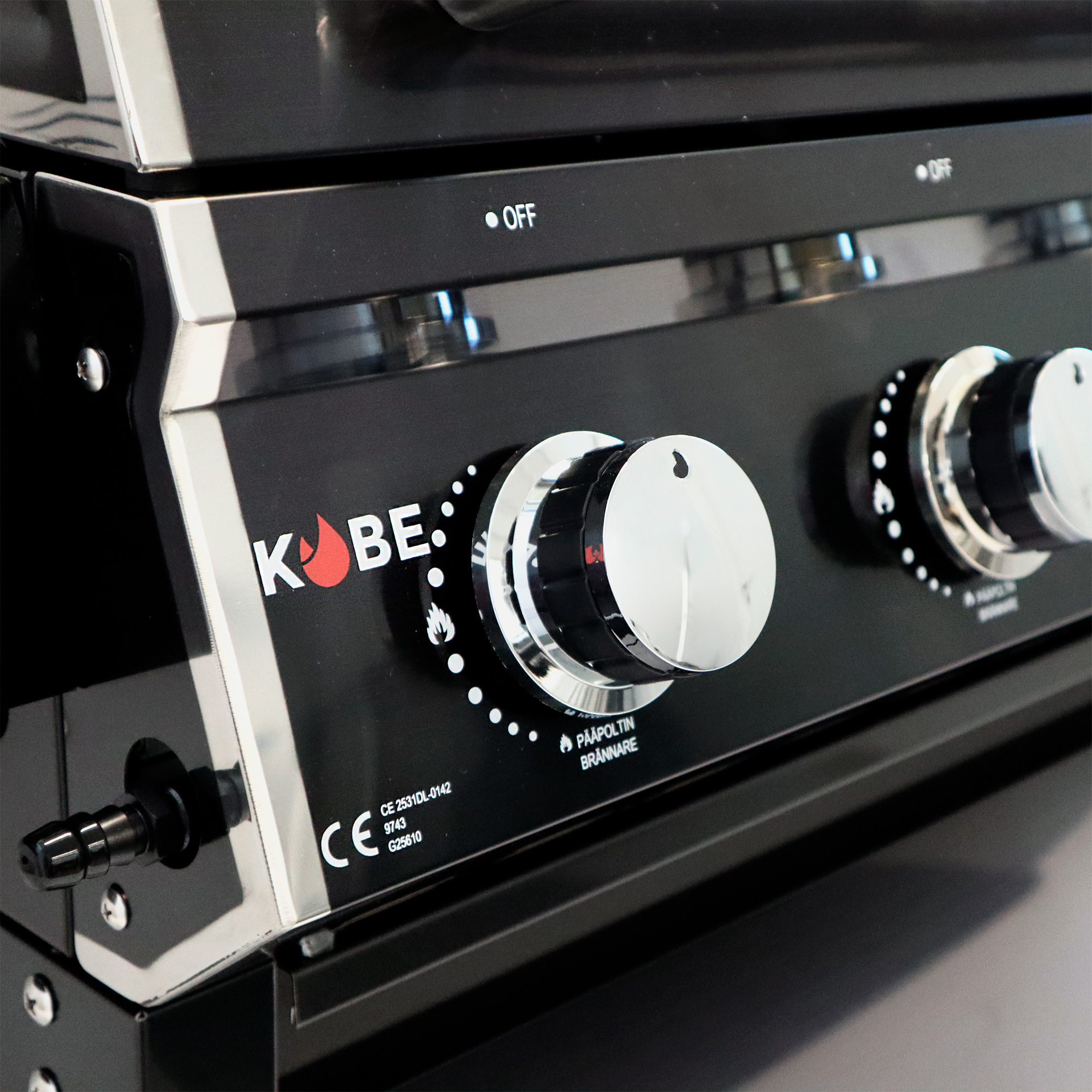 Gasolgrill Kobe Premium 6+1 PRE Svart