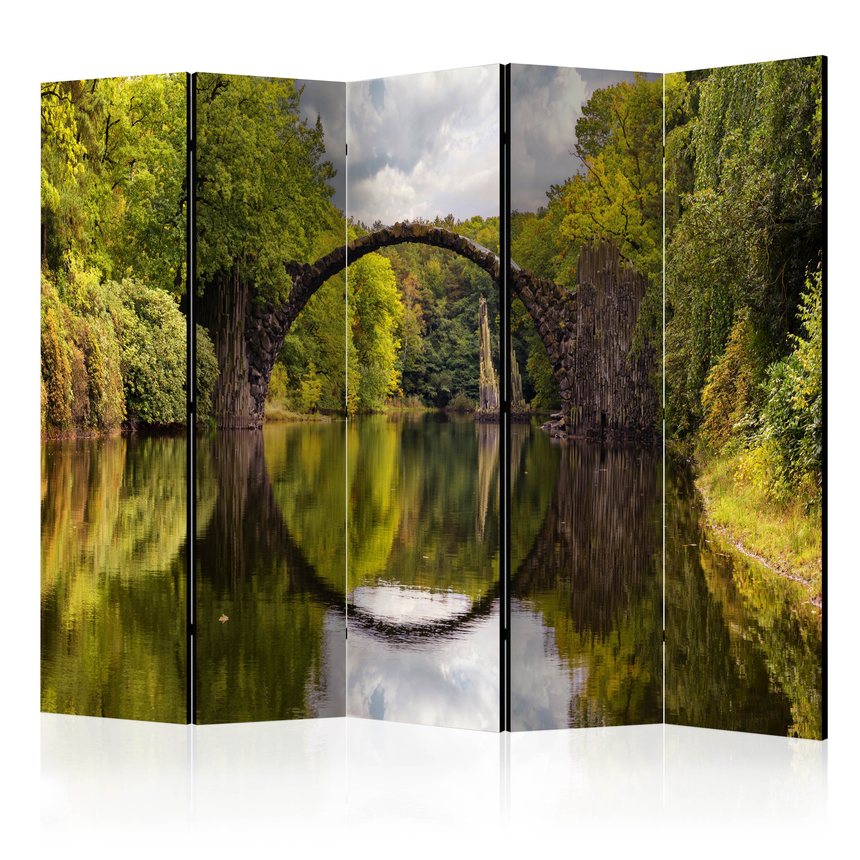 Rumsavdelare Skärmvägg Arkiio Devil's Bridge in Kromlau Germany II 225x172 cm