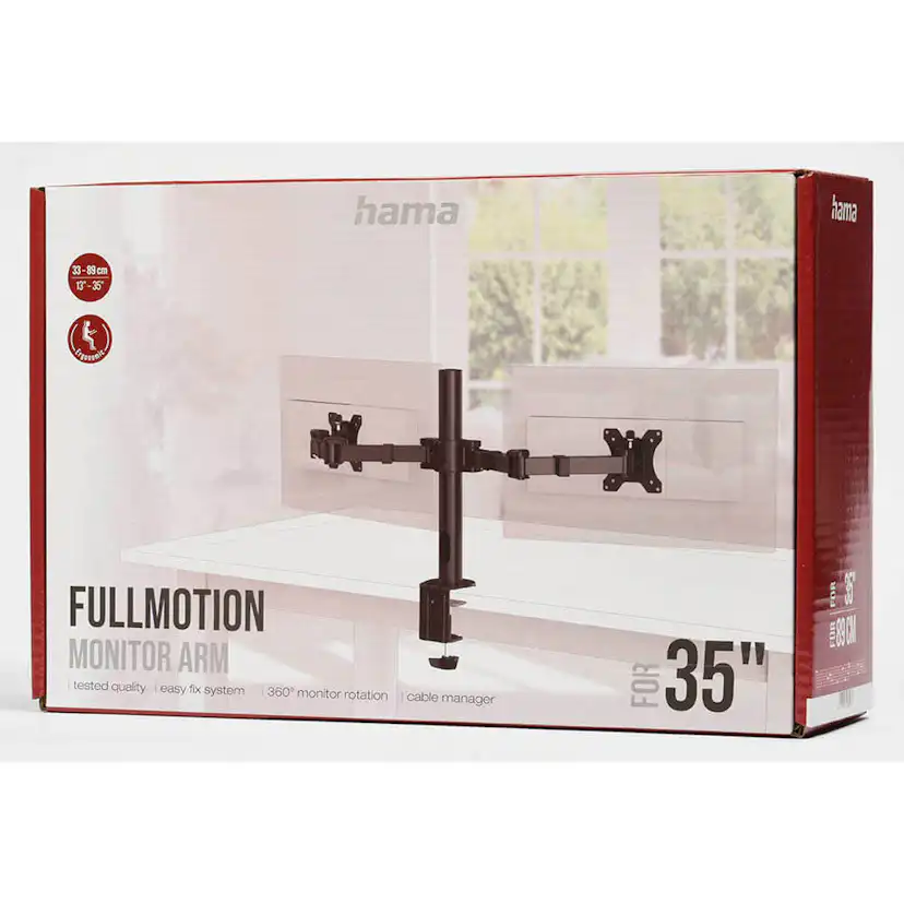 Monitorfäste Hama För Två Bildskärmar 13- 35"