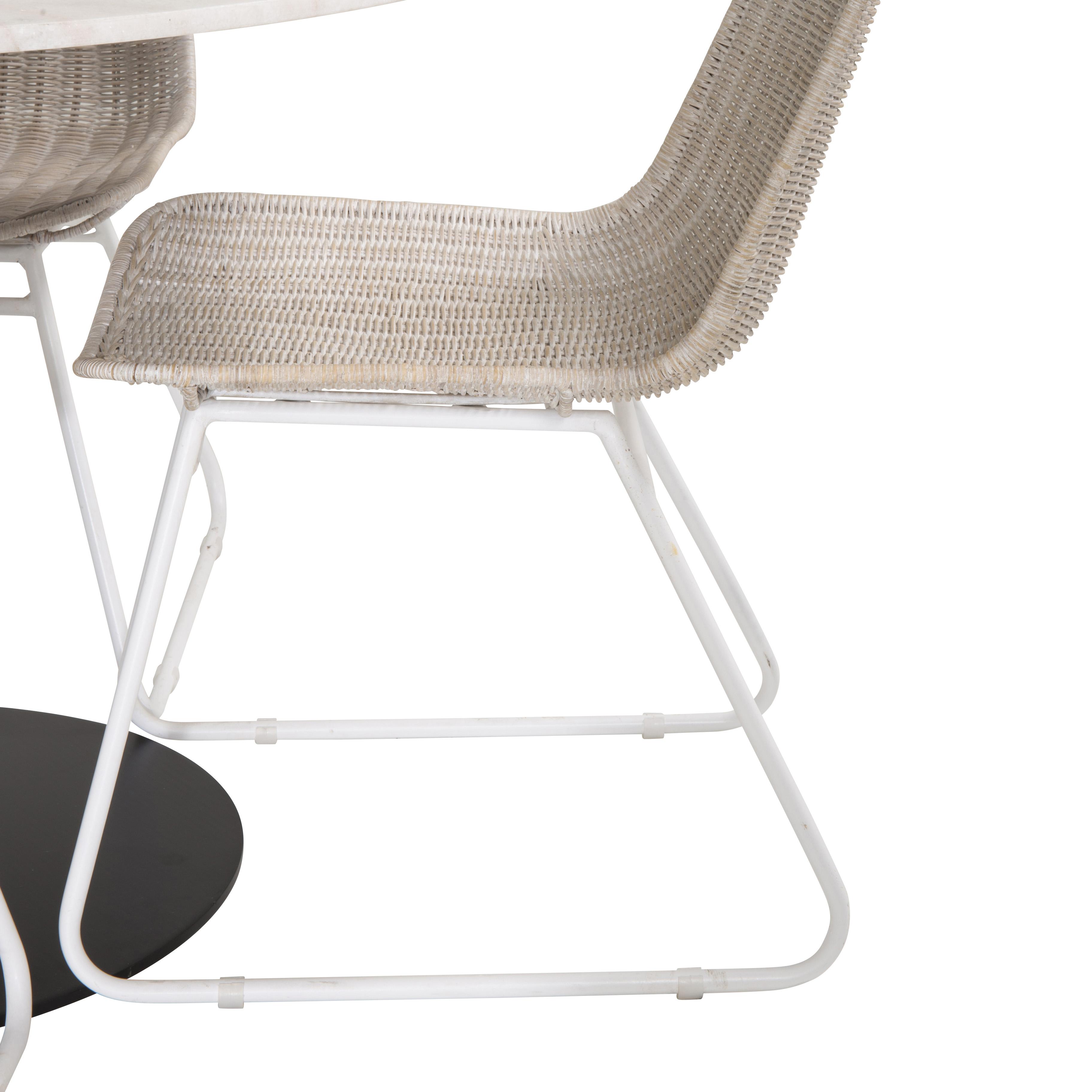 Matgrupp Venture Home Estelle Rund med 4 Cornelia Stolar