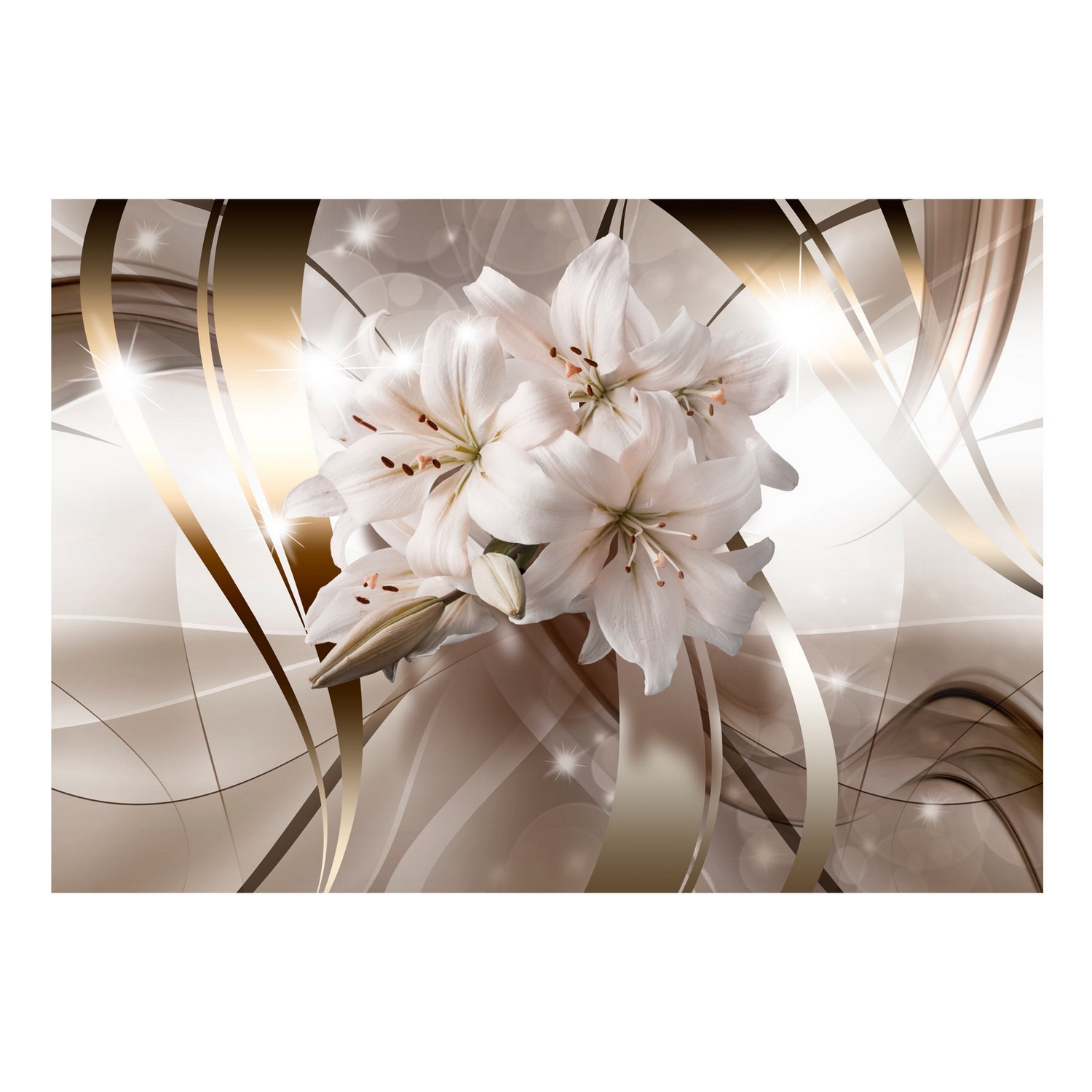 Fototapet Arkiio Självhäftande Lily Bunch