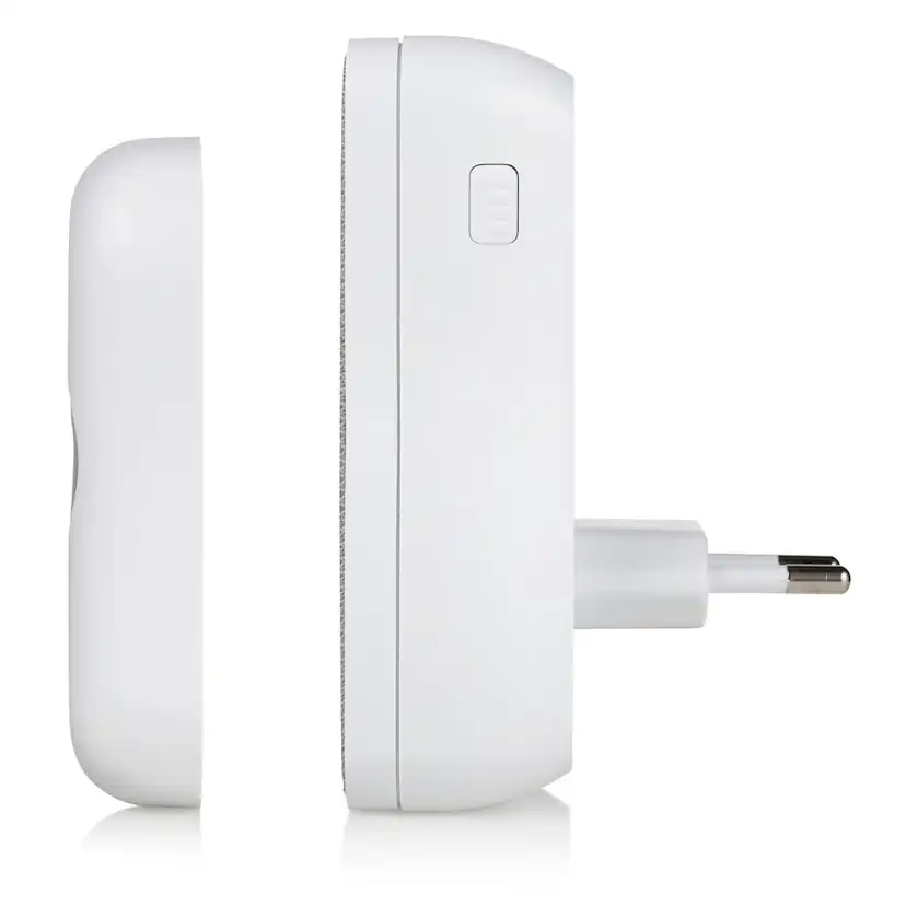 Trådlös Dörrklocka Byron Med Tygfront Plug-in 230V