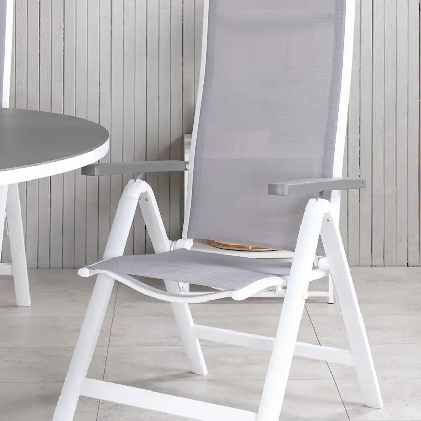 Matgrupp Venture Home Copacabana med 4 Aleyna Positionsstolar