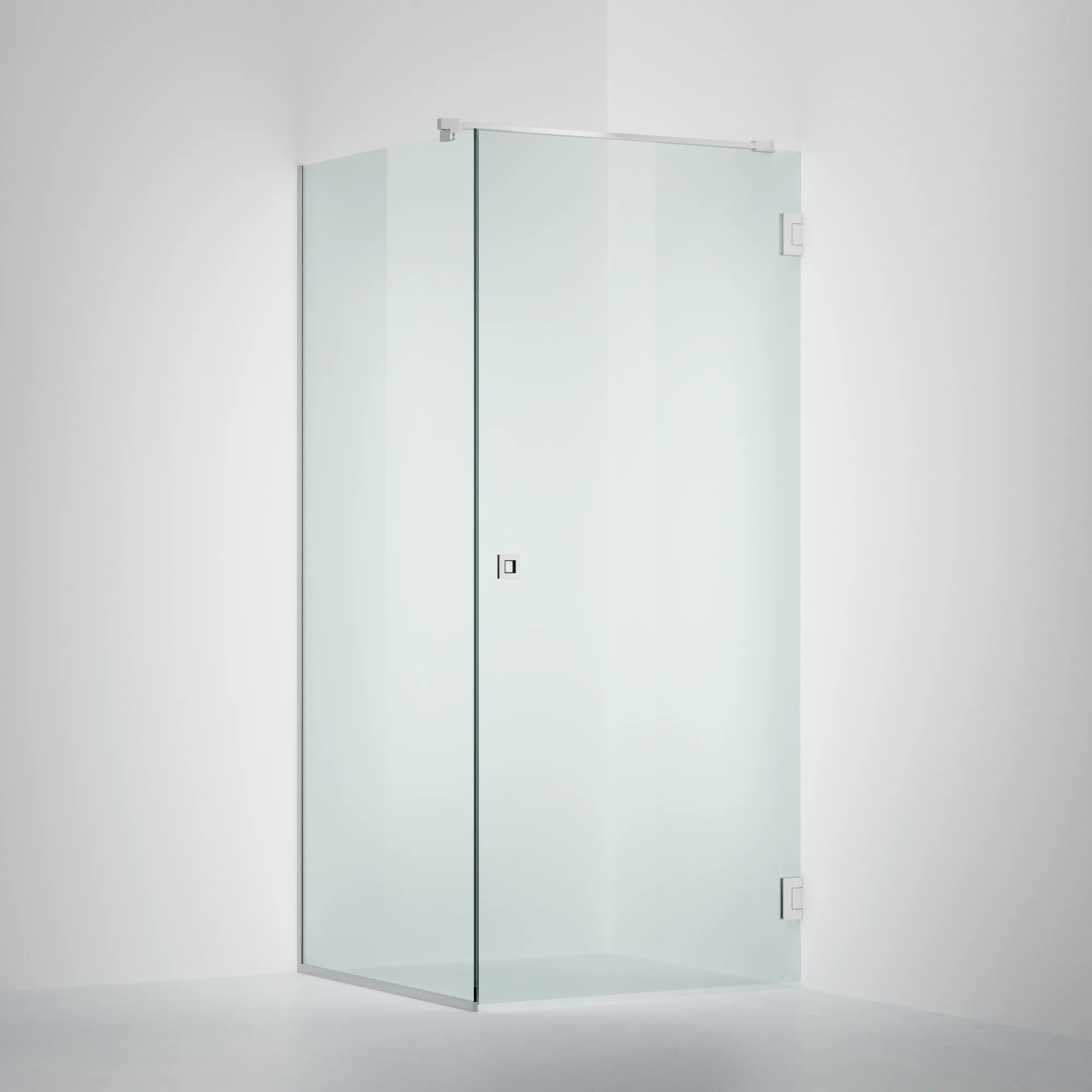 Duschvägg INR Arc 13 Frame 900x900 mm Timeless, Polished BxH:900x900mm, Yta: Blankpolerad, Färg Profil: Krom, Klarglas Timeless