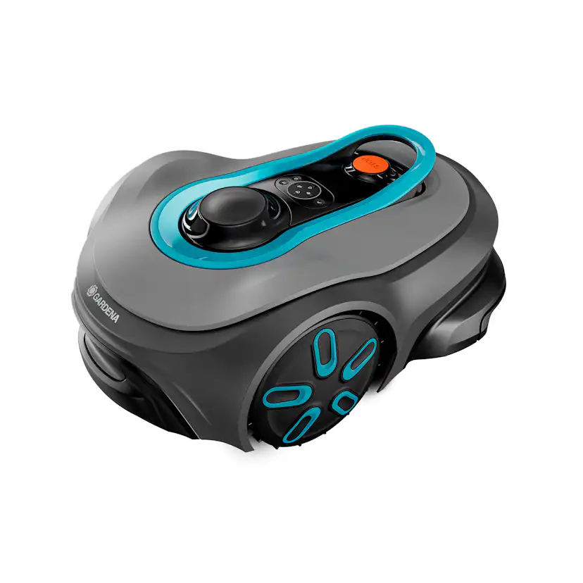 Robotgräsklippare Gardena Smart Sileno Free 600 Utan Slinga Paket Med Robothus & Antikollisionsradar
