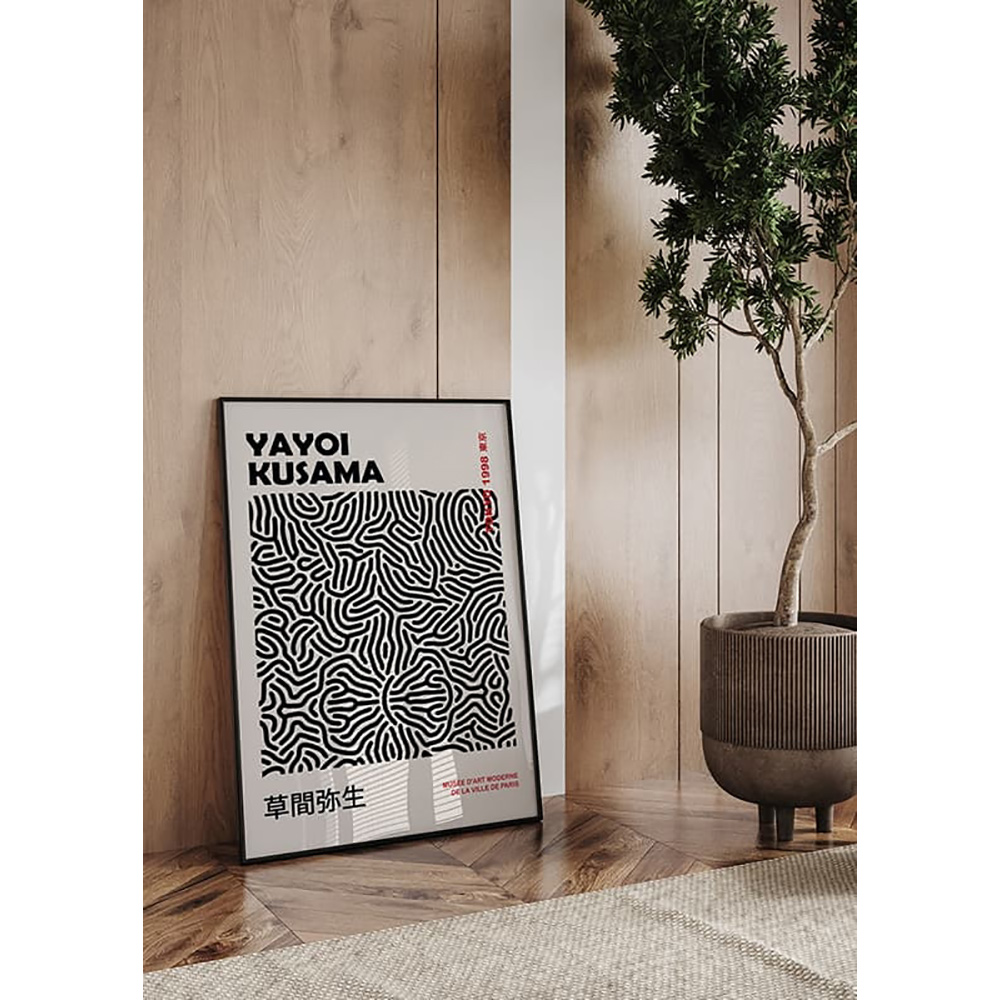 Poster Gallerix Black Pattern Yayoi Kusama