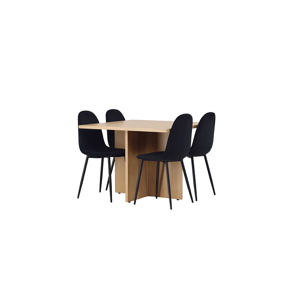 Matgrupp Venture Home Leo med 4 Polar Stolar