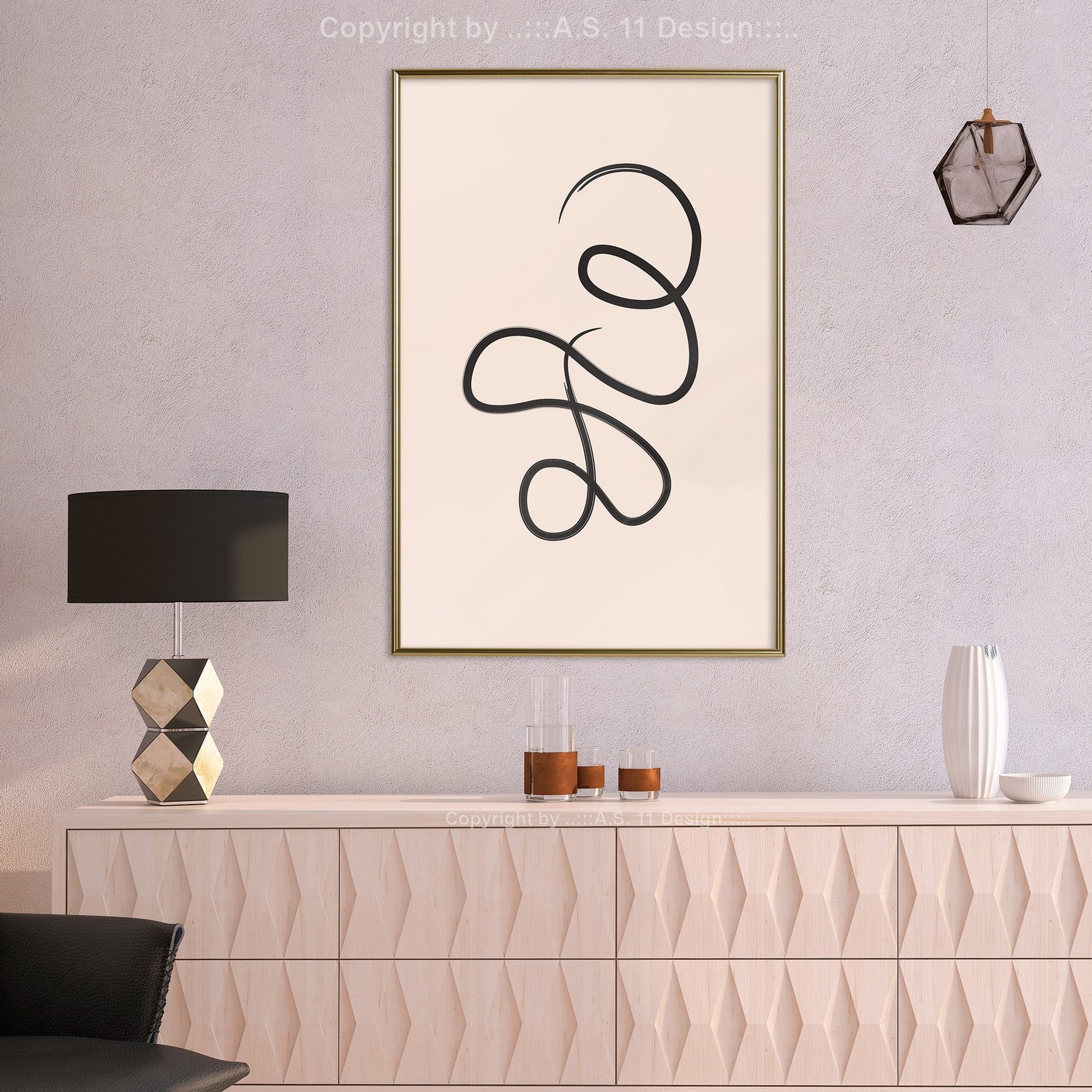 Poster Artgeist Affisch Thought Loop