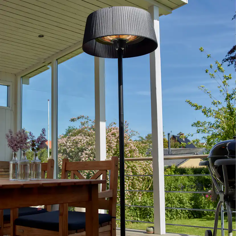 Terrassvärmare Hortus Golvmodell med skärm Ø60 cm 900/1200/2100 W HA