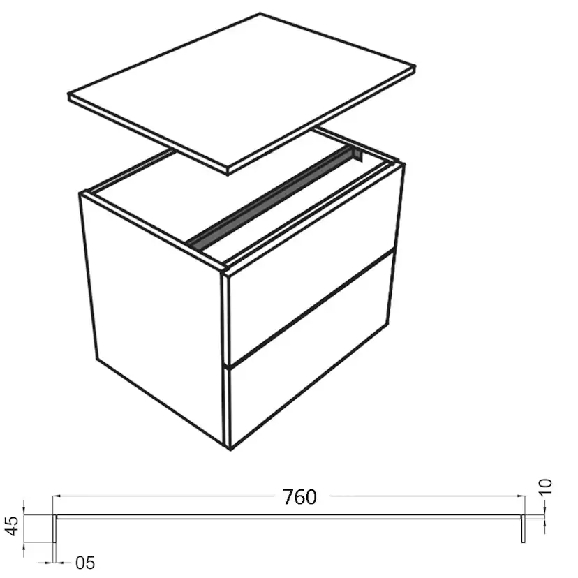 Bänkskiva Tenfors Solid Surface