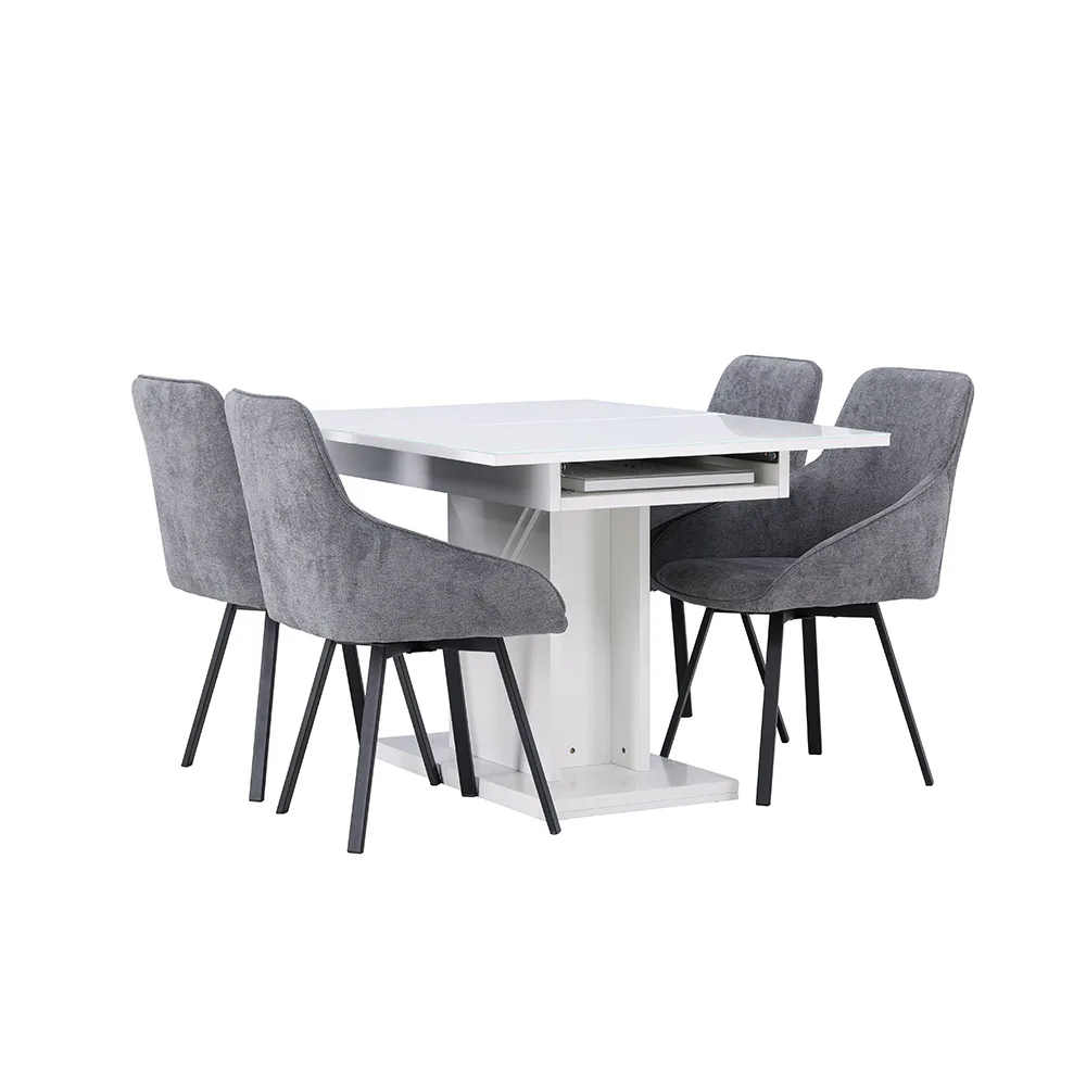 Matgrupp Venture Home Pluto med 4 Rosie Stolar