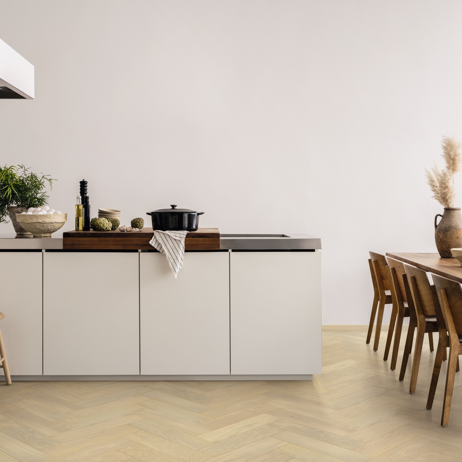 Parkettgolv Pergo Saltholm Light Herringbone Ek Fiskben